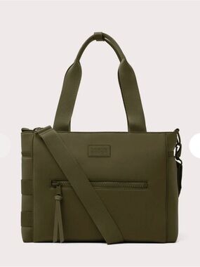 DAGNE DOVER Dark Moss tote/Diaper Bag